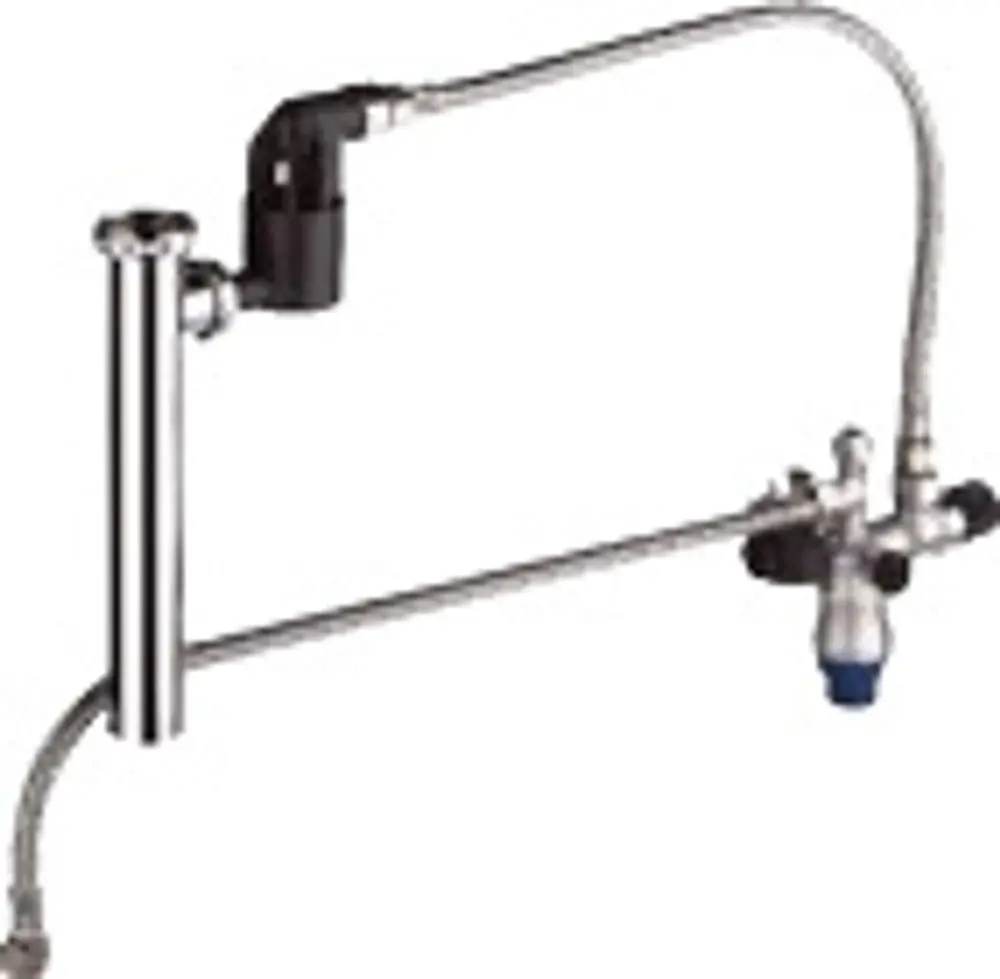 Bosch Installationszubehör mit Sicherheitsventil und flexiblen Schläuchen, geeignet für verschiedene Anwendungen im Bereich der Sanitär- und Heizungsinstallation.